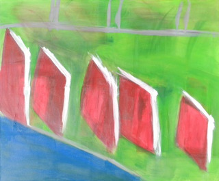 Pakete 2014
Acryl auf Leinwand 100 x 120 cm