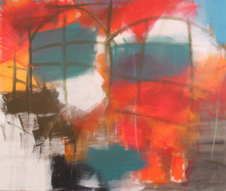 Zirkus 2013 Acryl auf Leinwand 100 x 120 cm