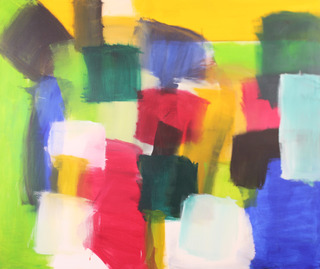 Bauklötze 2013 Acryl auf Leinwand 100 x 120 cm