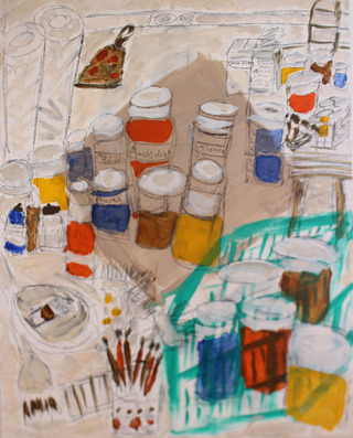 Acryl auf Leinwand 100 x 80 cm