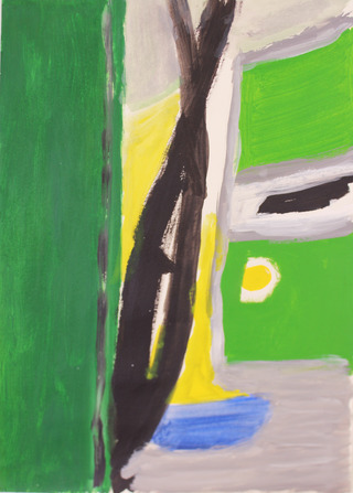 Tankstelle 2013
Mischtechnik auf Papier 40 x 30 cm